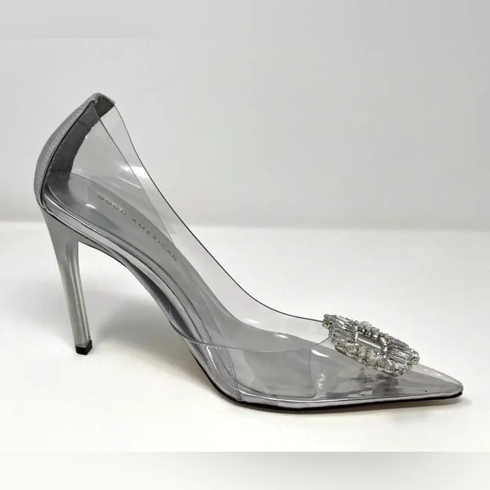 Good American Cinderella Heel, Sz Various Sizes NIB - Picture 7 of 13